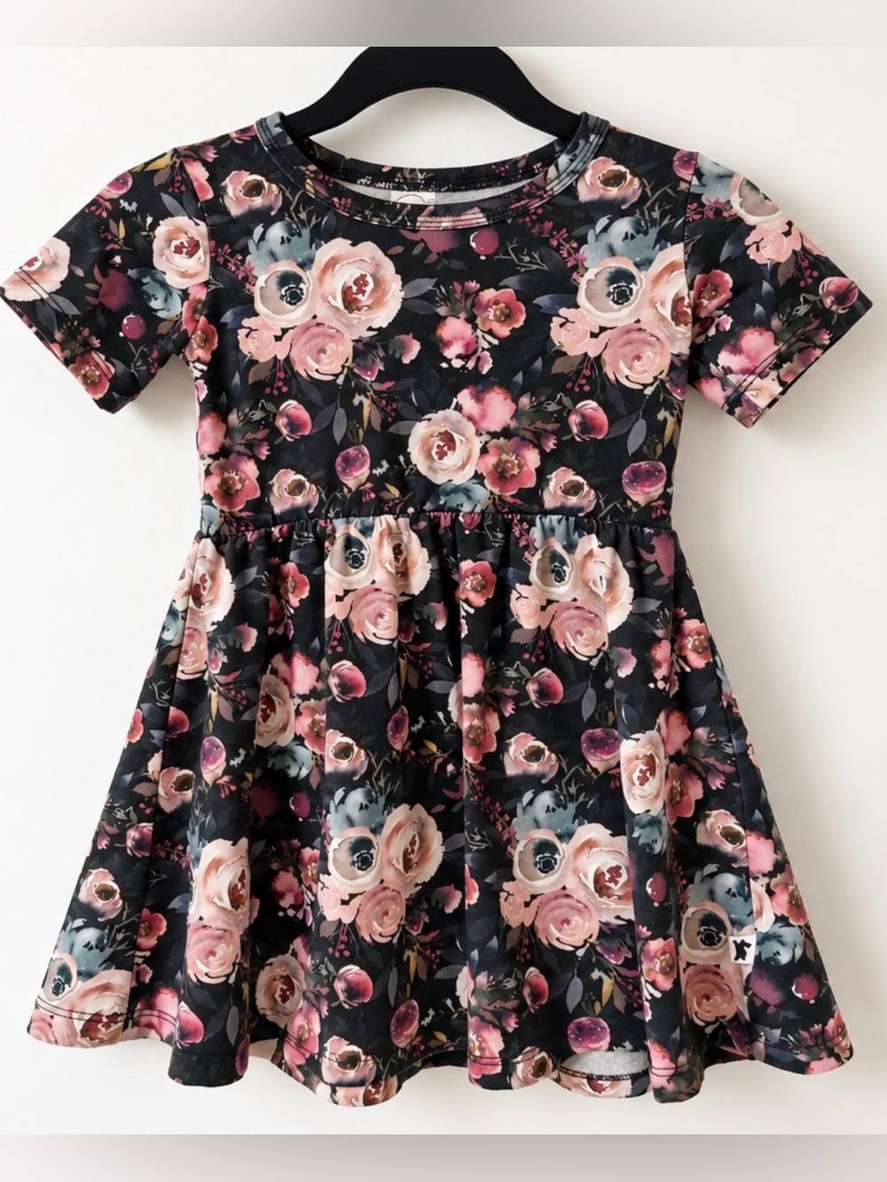Girls' Floral Short-Sleeve Little & Lively Dress